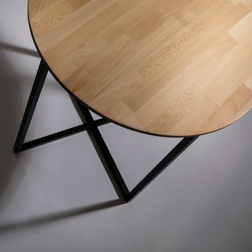 现代风格茶几 - KUBE C - Moschella Sedute Srl - 木质 / 钢座桌脚 / 长方形