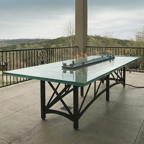现代风格餐桌 - GLASS TABLETOP - ThinkGlass - 玻璃 / 长方形 / 家用