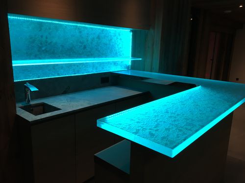 吧台 - THINKGLASS RESIDENTIAL BAR - ThinkGlass - 厨房 / 玻璃 / U 形