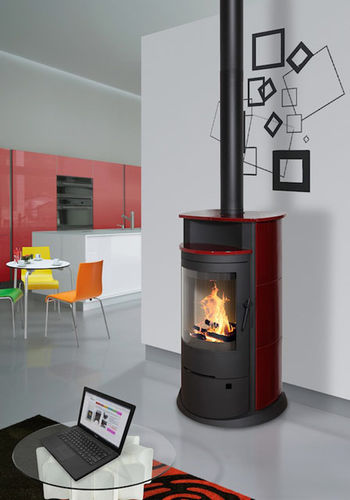 木材采暖炉 - OFEN 7 - LORFLAM Novadev - 0 - 5 kW / 9 kW / 11 kW
