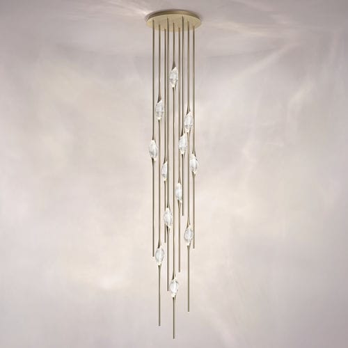 冰镇枝形吊灯 - IL PEZZO 12 - Il Pezzo Mancante - 现代风格 / 水晶 / 黄铜