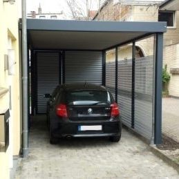 定制停车棚 - Carport-Schmiede GmbH & Co. KG - 木质 / 镀锌钢板 / 电镀钢