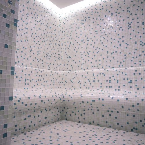 土耳其蒸汽浴室 - Juno Relax - Juno SPA Design & Manufacture - 带淋浴 / 铺砖