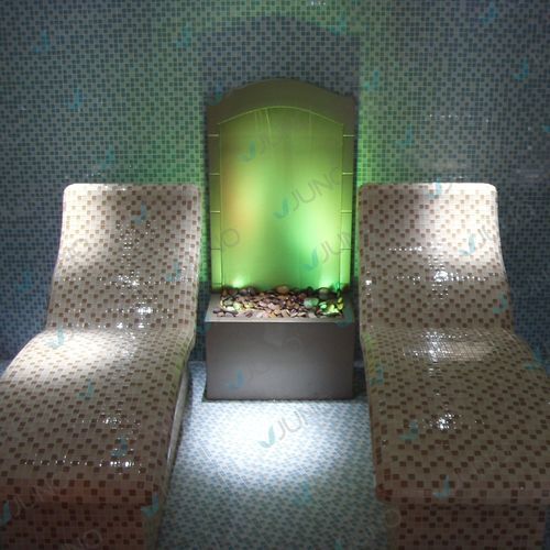 土耳其蒸汽浴室 - Juno SPA Design & Manufacture - 带有光疗盐 / 铺砖 / 组件式