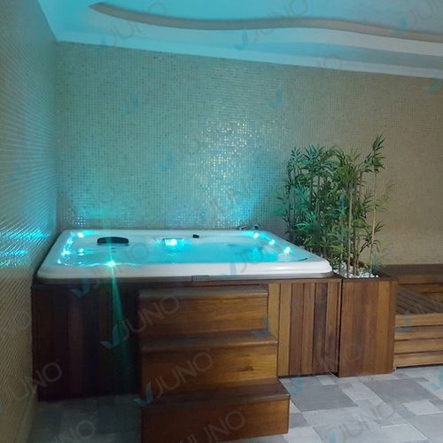 地上水疗游泳池 - Juno SPA Design & Manufacture - 长方形 / 多座位 / 复合材料