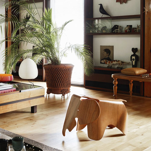 现代风格凳子 - EAMES ELEPHANT - vitra - 白蜡木 / 胶合板 / 樱桃木