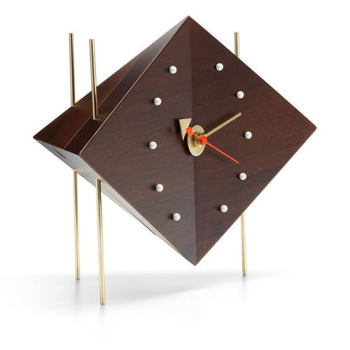 现代风格钟表 - Diamond - vitra - 台式 / 模拟 / 胡桃木
