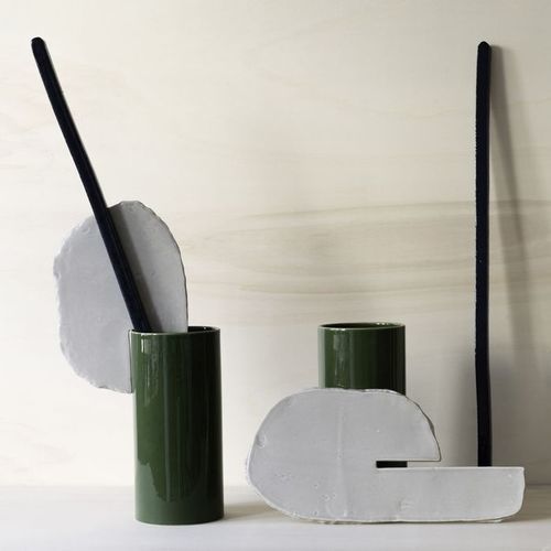 现代风格花瓶 - BARRE - vitra - 黏土 / 台式 / Ronan & Erwan Bouroullec 设计