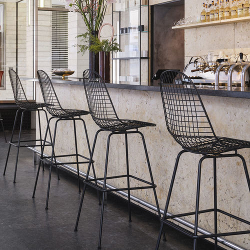 现代风格吧椅 - vitra - 厨房 / 用于室外 / 金属丝