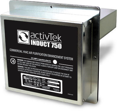 独立式空气净化器 - INDUCT 750 - activTek Environmental
