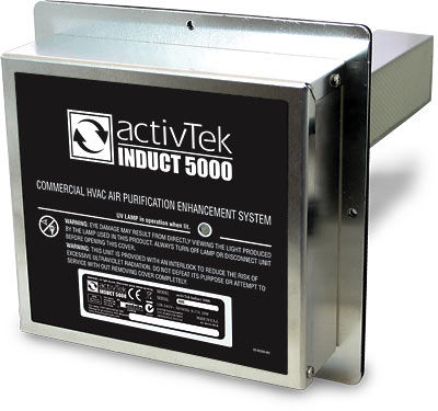 独立式空气净化器 - INDUCT 5000 - activTek Environmental