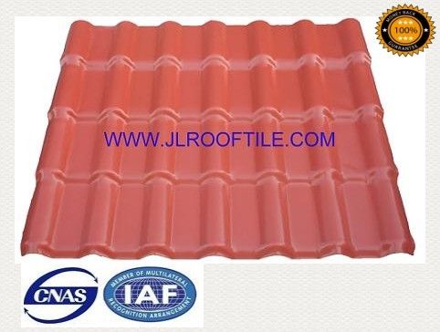 树脂屋面板 - ROYAL BRICK RED 1050 - Laizhou JIELI Industry Co.,LTD - 仿瓦 / 波形