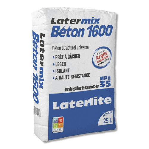轻型混凝土 - LATERMIX 1600 - Laterlite s.p.a. - 结构化 / 集料 / 膨胀黏土