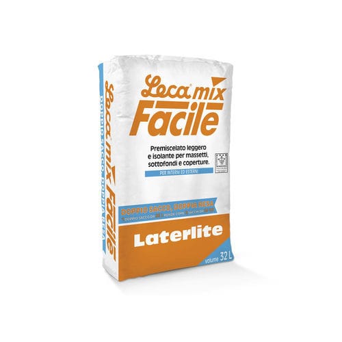 轻型混凝土 - LATERMIX FACILE - Laterlite s.p.a. - 膨胀黏土 / 密封 / 绝缘