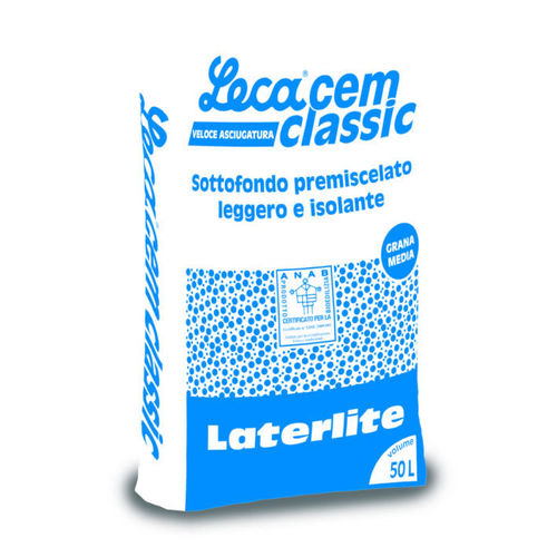 轻型混凝土 - LATERMIX CEM CLASSIC - Laterlite s.p.a. - 膨胀黏土 / 绝缘 / 排水