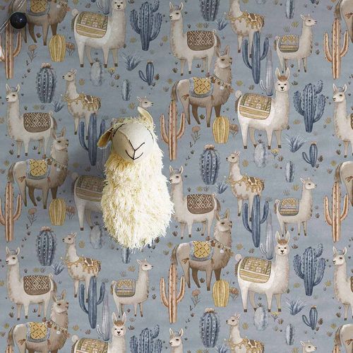 现代风格墙纸 - MiniMe : ALPACA - Parato - 自然图案 / 动物图案 / 儿童图案