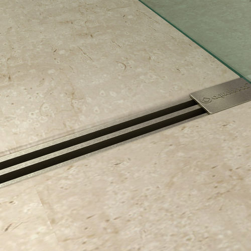 PVC条形地漏 - BSH series - Aquabocci - 金属 / EPDM / 现代风格