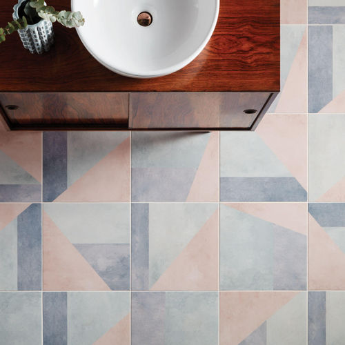 陶瓷砖 - COLOUR BLOCKS : STEPPED UP PASTEL - British Ceramic Tile Ltd - 哑光 / 古铜 / 室内