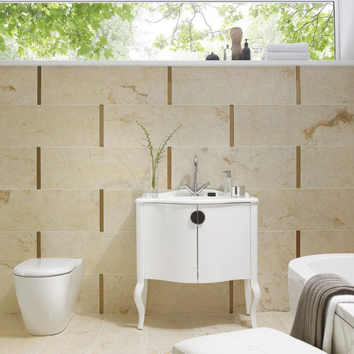 天然石材瓷砖 - BALI CREAM : ISC2669 - British Ceramic Tile Ltd - 高亮光 / 室内 / 墙面