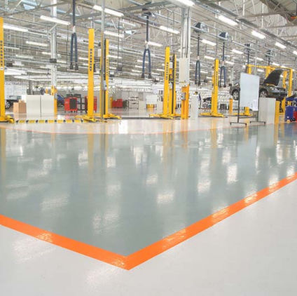 环氧树脂地坪 - FLOWCOAT SF41 - Tremco CPG Iberia & Italy - Flooring - 液态环氧树脂 / 室内 / 用于楼梯板