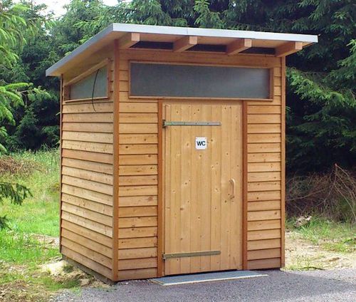 堆肥公共厕所 - SELF-CONTAINED - HERING Sanikonzept GmbH - 木质 / 单个