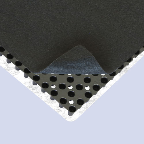 排水土工复合材料 - ND 4+1h Drainage System - Nophadrain - 聚丙烯 / 聚苯乙烯 / 高强度