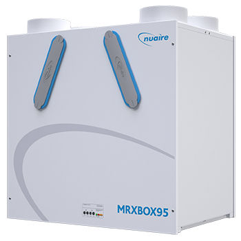 住宅回热器 - MRXBOX95-WM1 SERIES - Nuaire - 房屋用 / 用于公寓 / 紧凑型