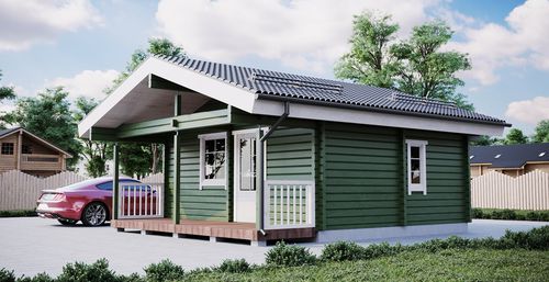 预制房屋 - CAMPING CABIN 1 - PALMATIN Ltd. - 圆木 / 生态型 / 现代风格