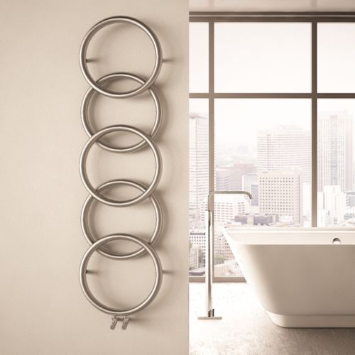 热水毛巾架散热器 - HALO - Carisa Designer Radiators - 0...500 w / 现代风格 / 不锈钢