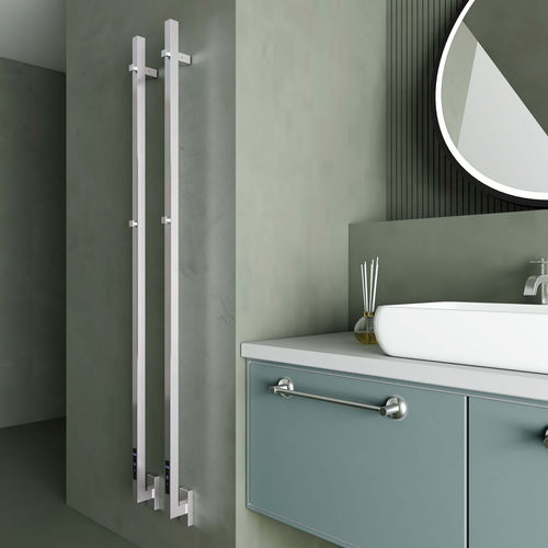电热毛巾架散热器 - MAXIM - Carisa Designer Radiators - 现代风格 / 金属 / 银色