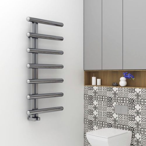 热水毛巾架散热器 - IVOR - Carisa Designer Radiators - 0...500 w / 现代风格 / 不锈钢