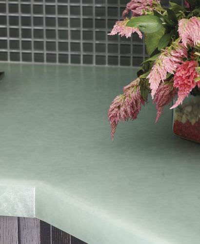 石材厨房台面 - BIO-GLASS® : ORIENTAL JADE - Coverings ETC - 厨房 / 再生材料