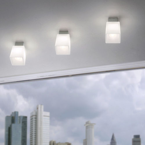 现代风格顶灯 - COLIBRI - Casablanca Leuchten GmbH Distribution millelumen  - 正方形 / 玻璃 / 铝制
