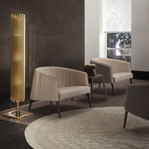 落地灯 - MATHENY - DelightFULL - 黄铜 / 钢 / 现代风格