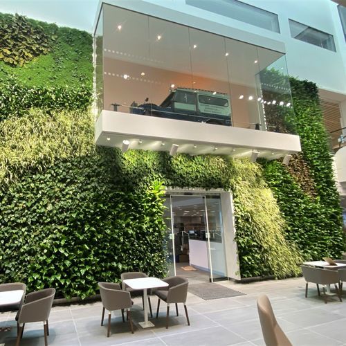 室内绿植墙 - FYTOTEXTILE - Terapia Urbana - 活植物 / 模块化板 / 树叶