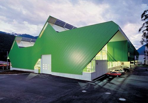 立面板 - JENBACH WERKE - Stahlbau Pichler - 金属板 / 金属 / 波形