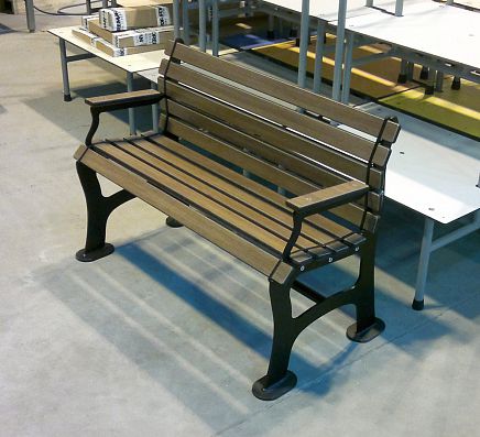 现代风格更衣间长凳 - SBB150.1 - Foreman Fitness Europe GmbH - 木质 / 钢 / 带椅背