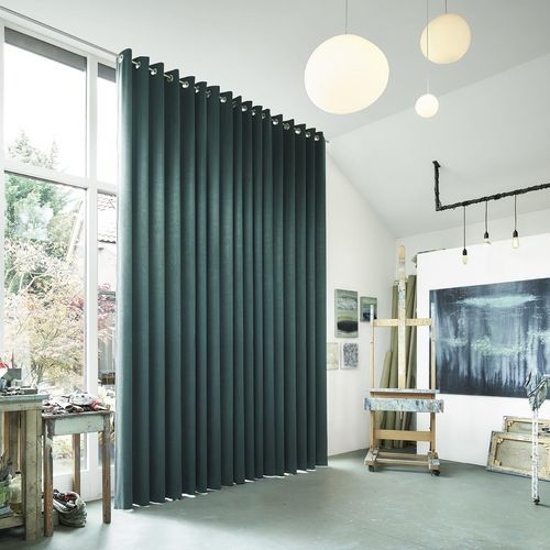 窗帘面料 - SANREMO  - KOBE INTERIOR FABRICS - 单色 / 粘胶 / 米色