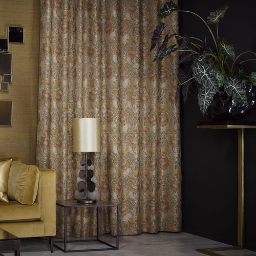 室内装饰面料 - CLEMENCE  - KOBE INTERIOR FABRICS - 用于窗帘 / 花朵图案 / 棉质