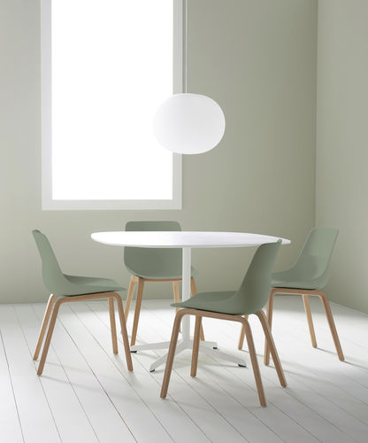 现代风格椅子 - CRONA LIGHT ECO 6323 - Brunner GmbH - 室内 / 木制贴皮 / 金属
