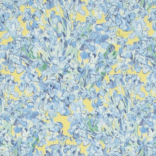 现代风格墙纸 - BLUE IRIS FLOWERS R2792 - WALLS REPUBLIC - 布料 / 印花 / 印花