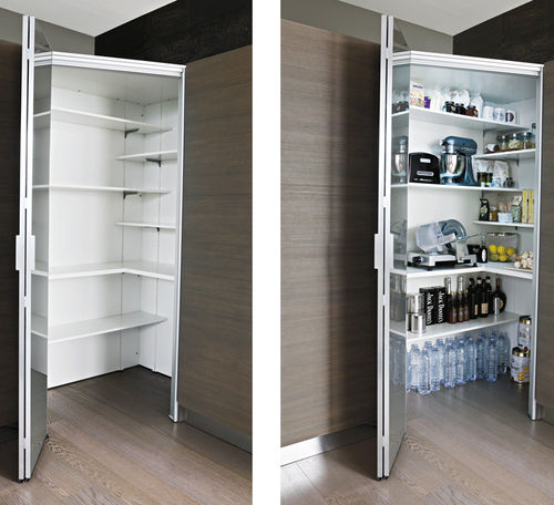 现代风格厨房收纳柜 - WALK-IN LARDER UNITS - DIBIESSE - 木质