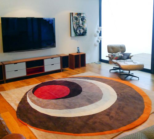 现代风格地毯 - MID-CENTURY MODERN - Sonya Winner - 图案 / 新西兰羊毛 / 长方形