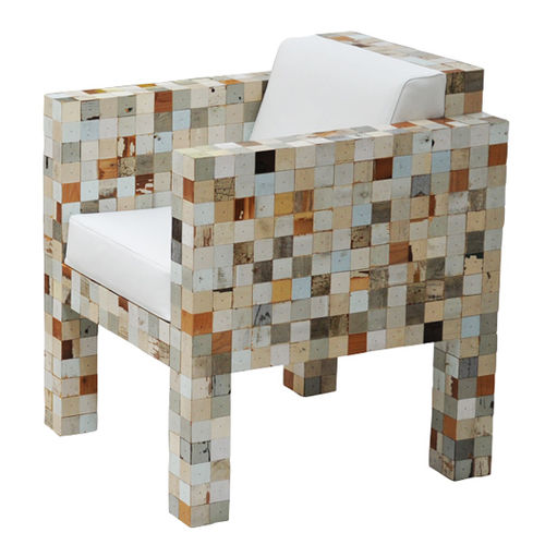 现代风格扶手椅 - 3890-4  - piet hein eek - 布料 / 回收材料