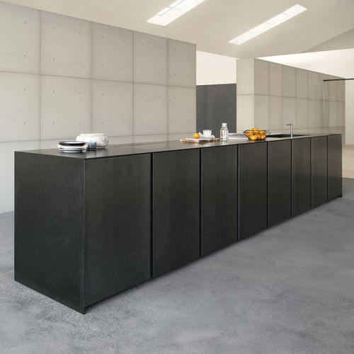 现代风格厨房 - KU45 - Key cucine - 栎木 / 大理石 / 岛台式