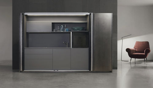 现代风格厨房 - SYSTEM - Key cucine - 金属 / 复合材料 / 隐藏式