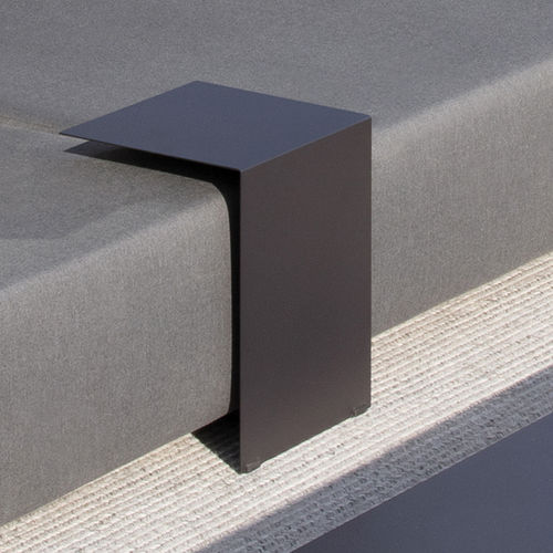 现代风格边桌 - FOLD - april furniture - 不锈钢 / 不锈钢桌脚 / 正方形
