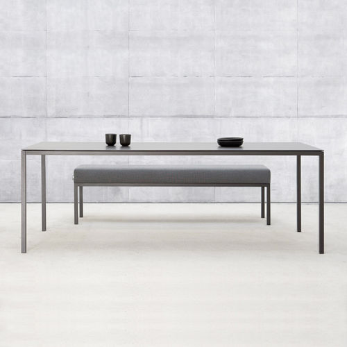 现代风格桌 - VAL - april furniture - 陶瓷 / 金属桌脚 / 长方形