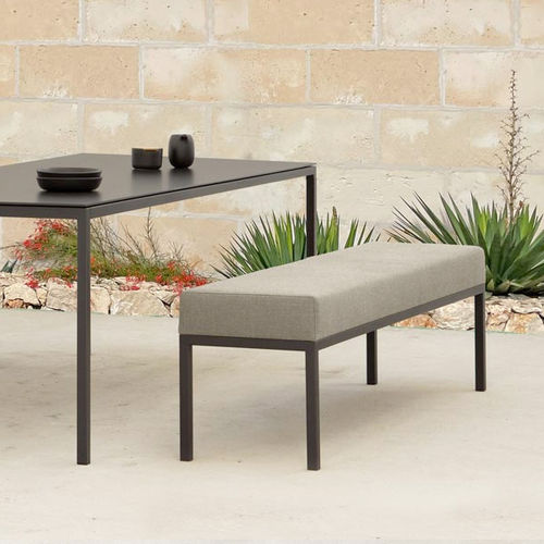 现代风格花园椅 - ERI - april furniture - 布料 / 不锈钢 / 无靠背