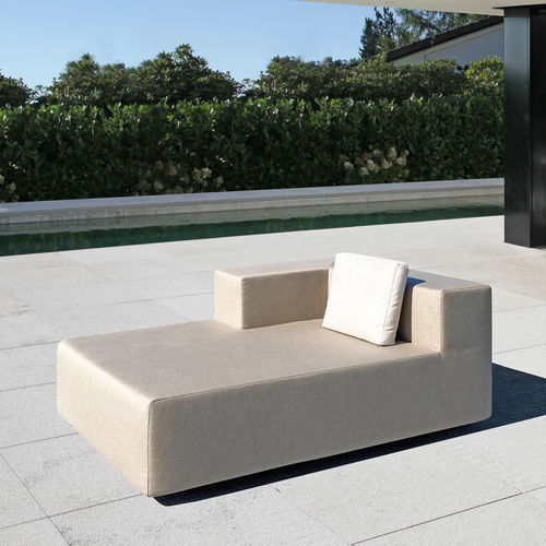 现代风格贵妃沙发椅 - CHAISE - april furniture - 布料 / 金属桌脚 / 户外